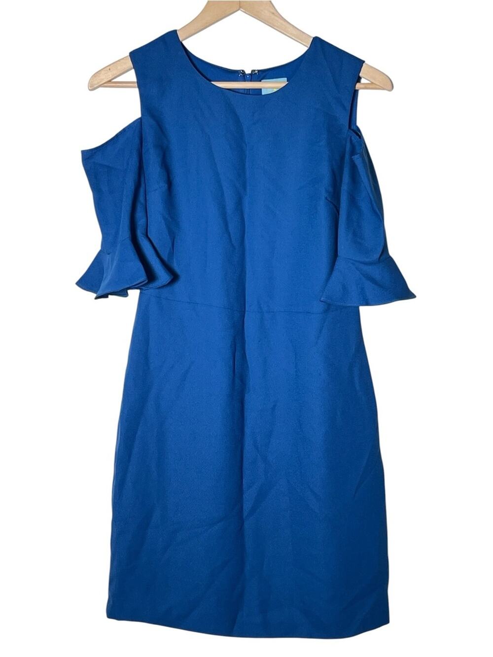 CeCe Cold-Shoulder Royal Blue Women's Dress size 2 B110